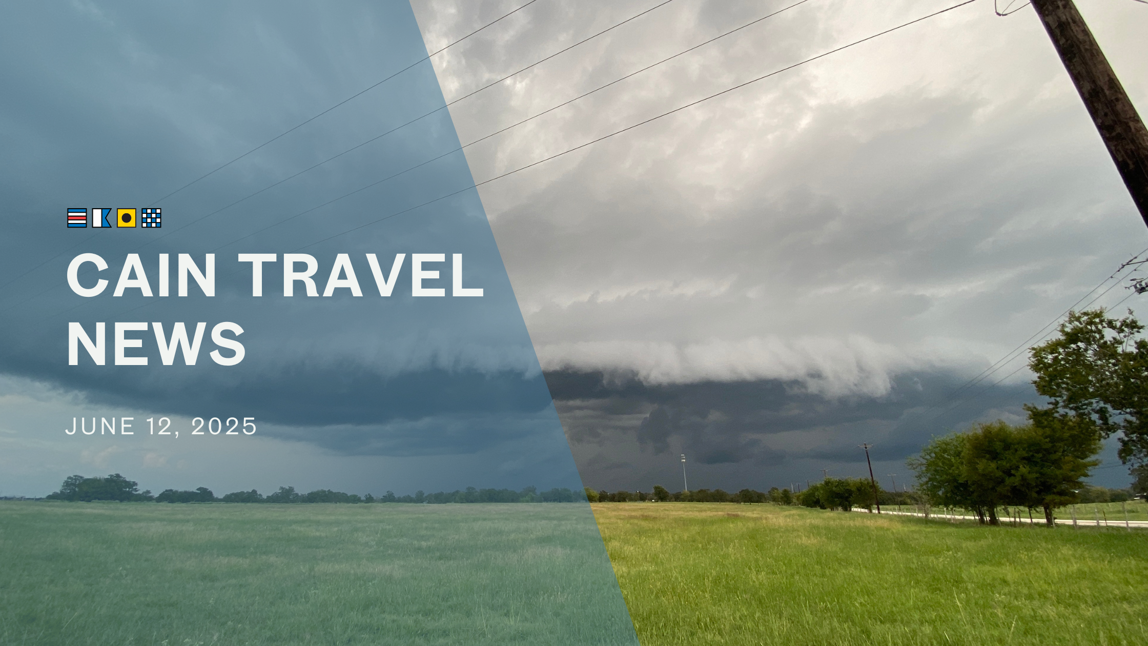 Severe Thunderstorms may Impact Texas, Louisiana, & Arkansas Travel, June 12th-13th