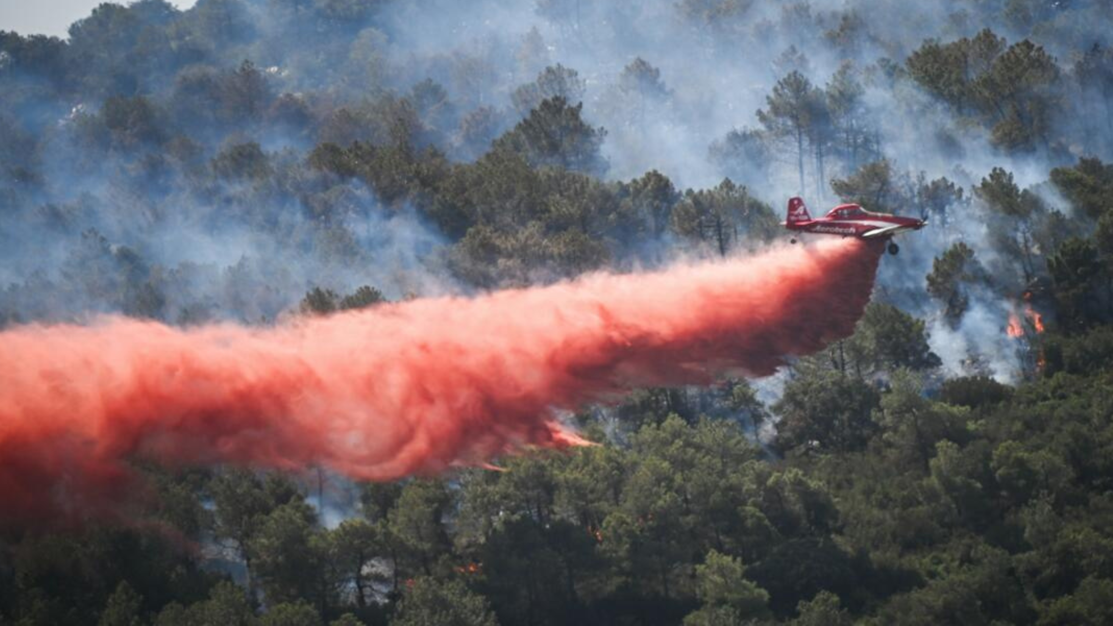 Wildfires in Marseille, France