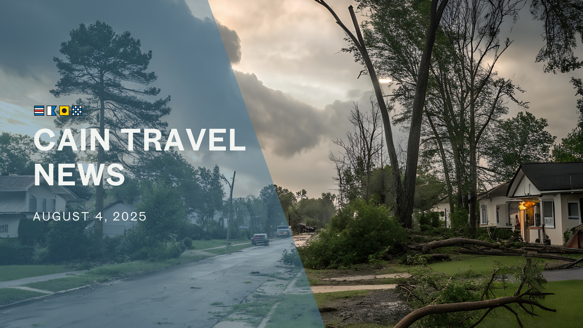 Weather Caused by Storm Floris may Impact Travel, August 4th