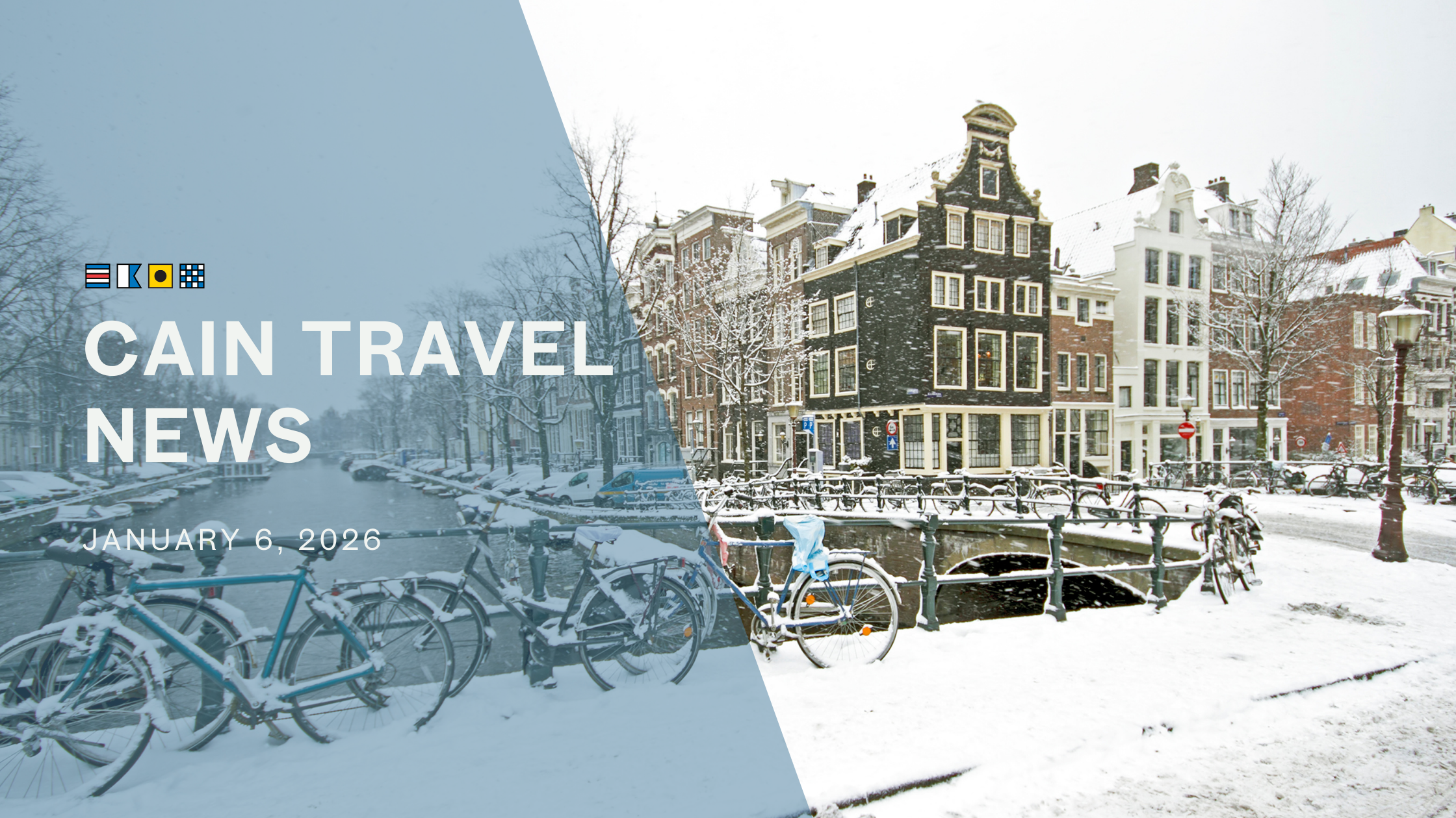 Winter Weather May Impact Amsterdam Travel, January 6th-18th