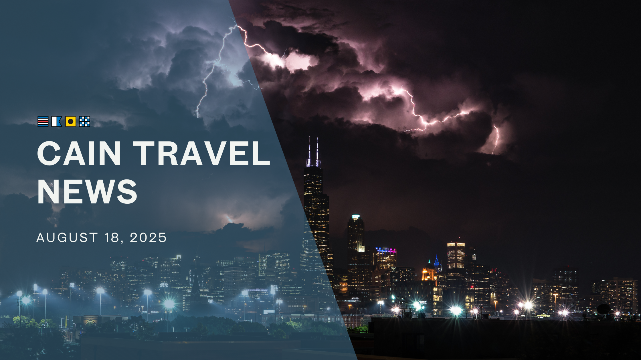 Severe Thunderstorms may Impact Chicago, Illinois Travel August 18th