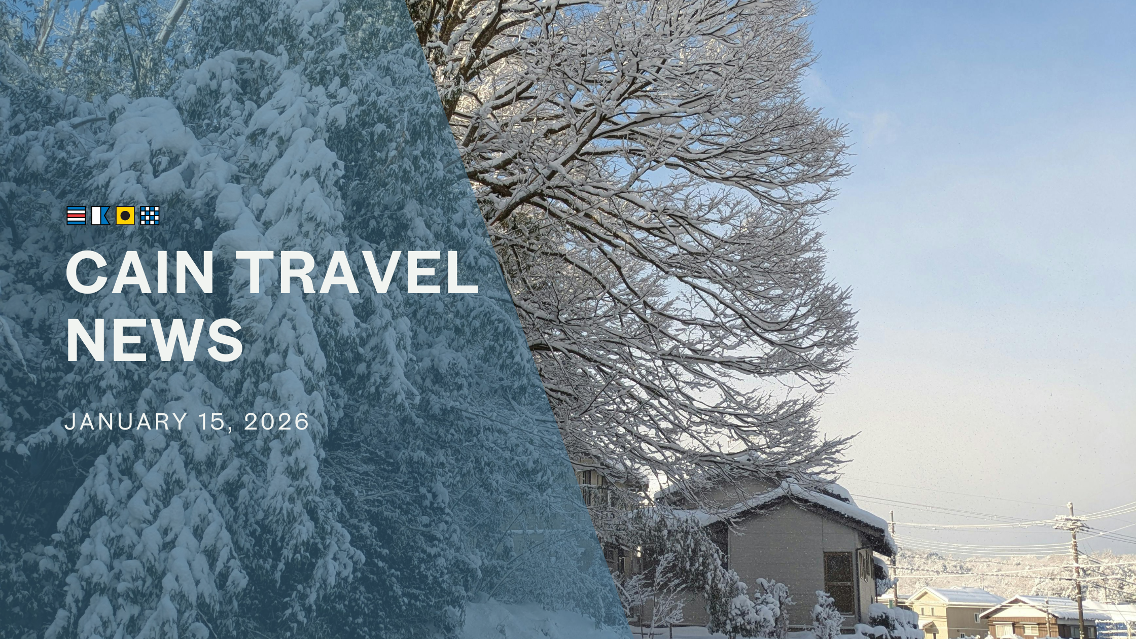 Winter Weather May Impact Japan Travel, January 15th-17th