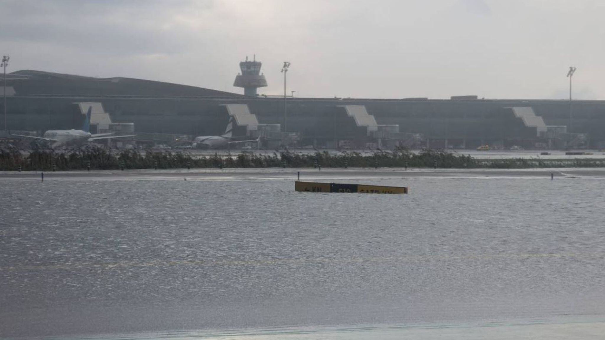 Flash Flooding Impacts Barcelona Airport