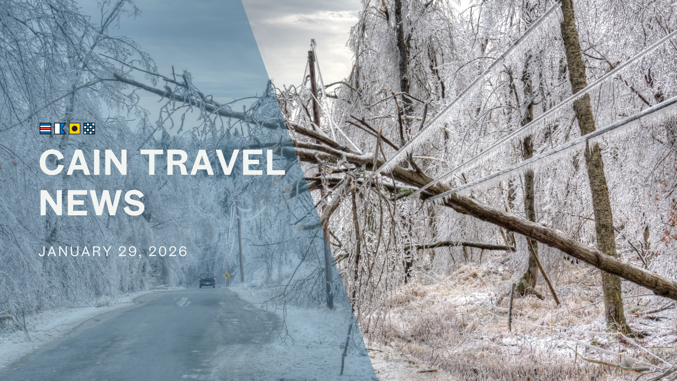 Winter Storm Gianna May Impact Travel in the US Southeast, January 30th-February 1st