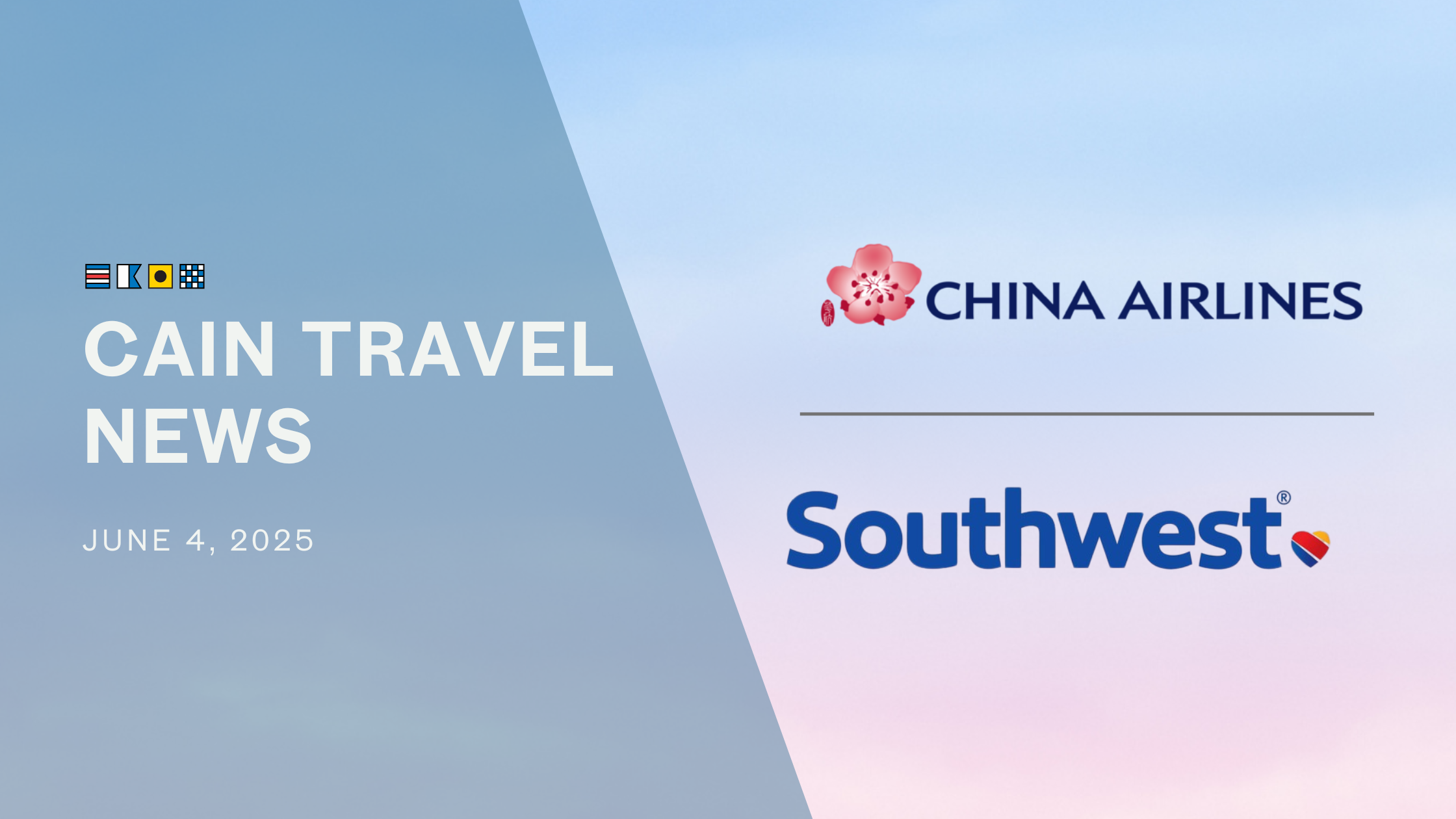 Southwest Airlines Announces Partnership with China Airlines