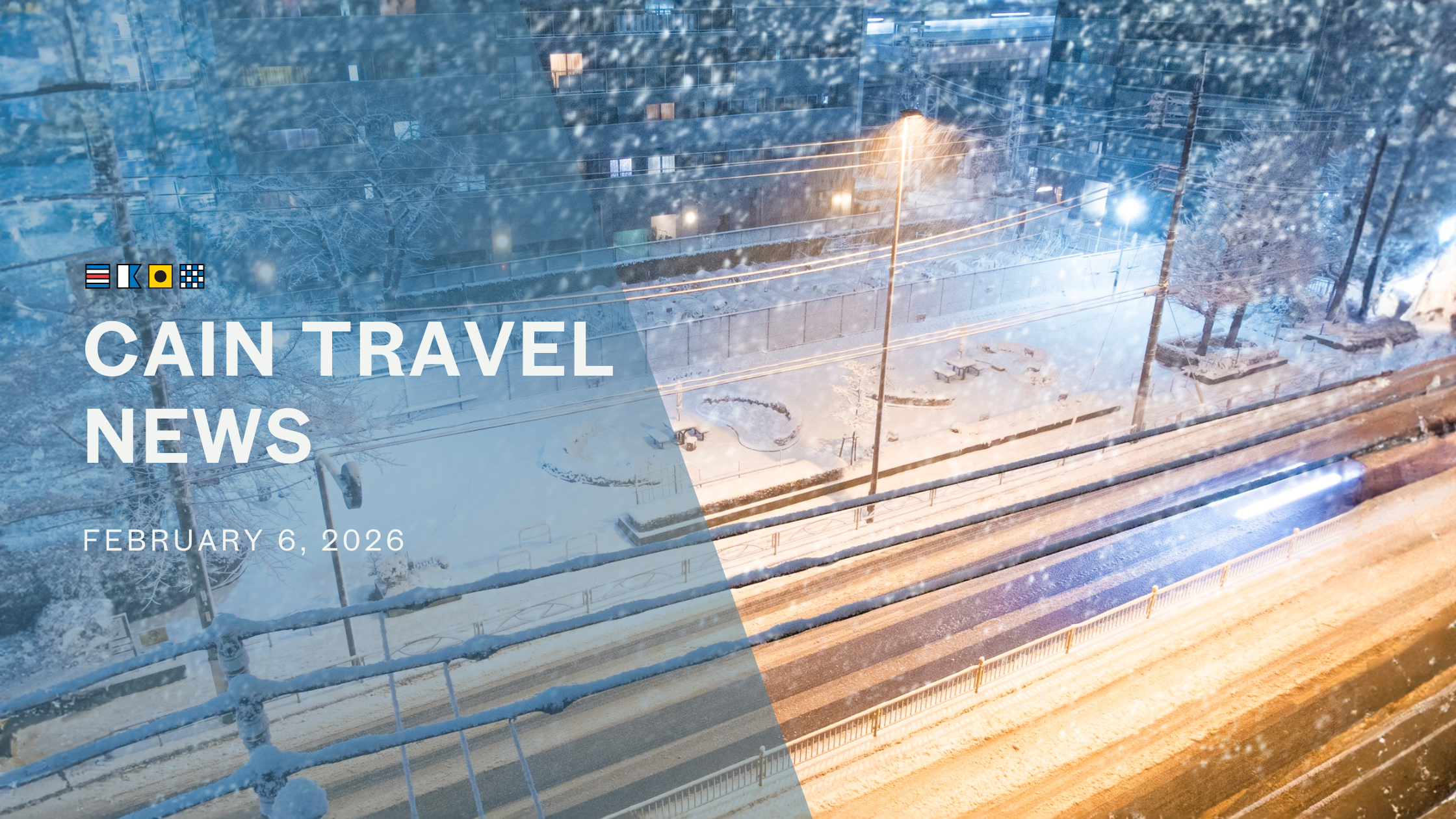 Winter Weather May Impact Tokyo Travel, February 6th-8th