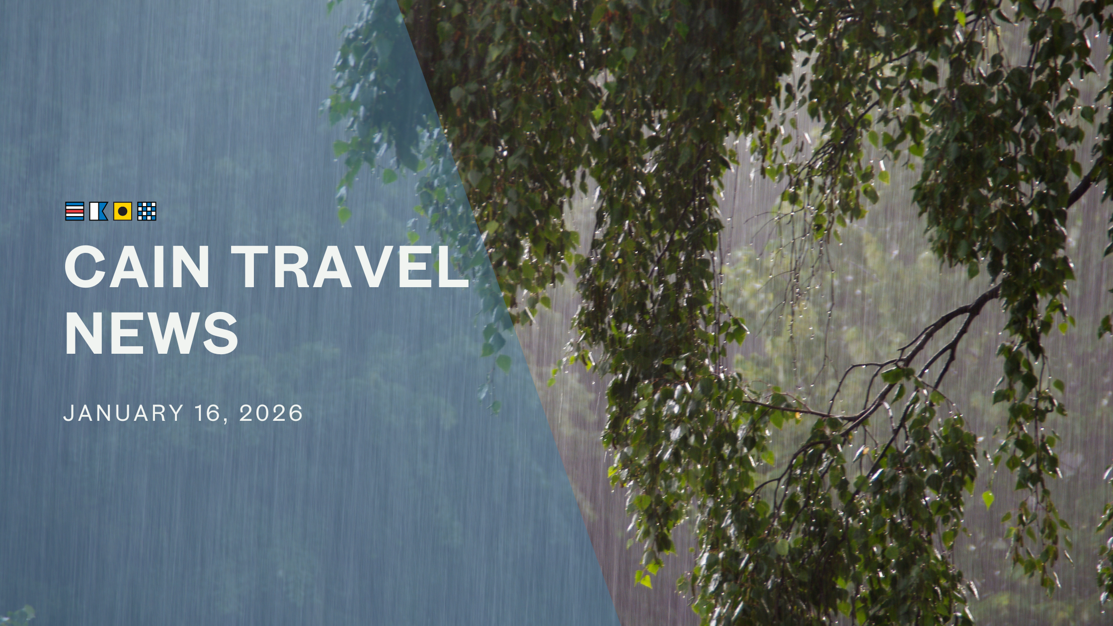 Weather Caused by Tropical Storm Ada may Impact Travel, January 16th-17th