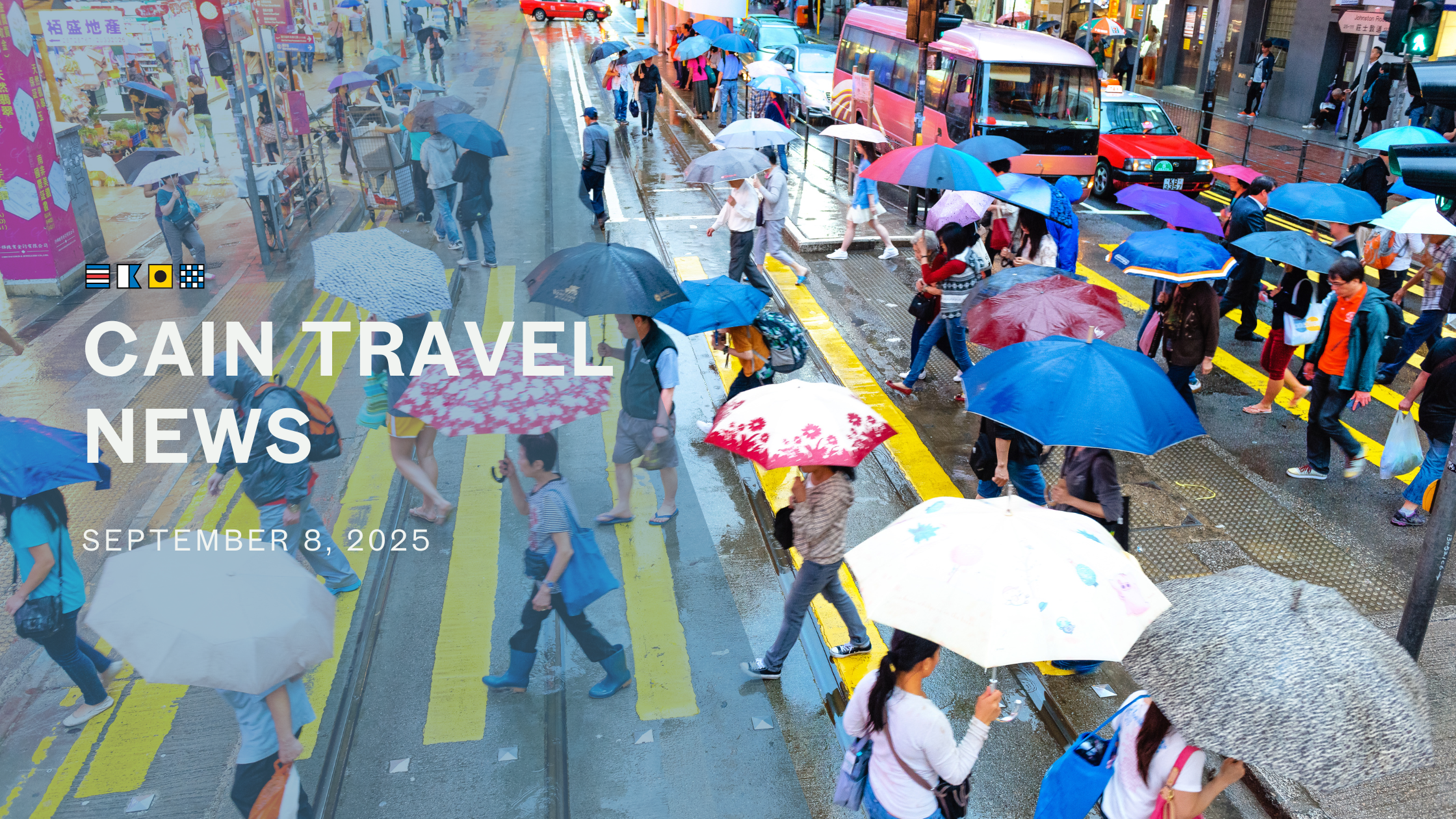 Weather Caused by Tropical Storm Tapah may Impact Travel, September 8th-10th
