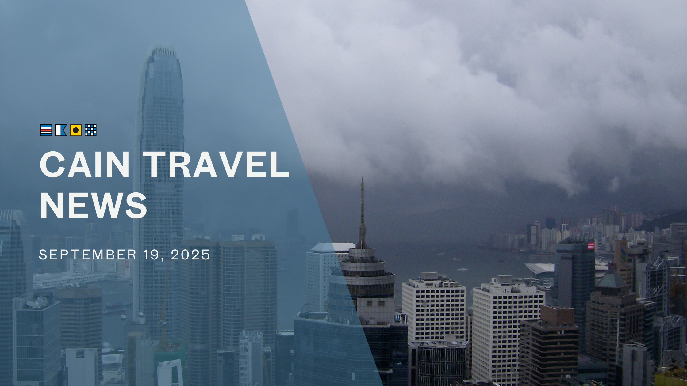 Weather Caused by Tropical Storm Ragasa and Tropical Storm Mitag may Impact Travel, September 19th - 24th