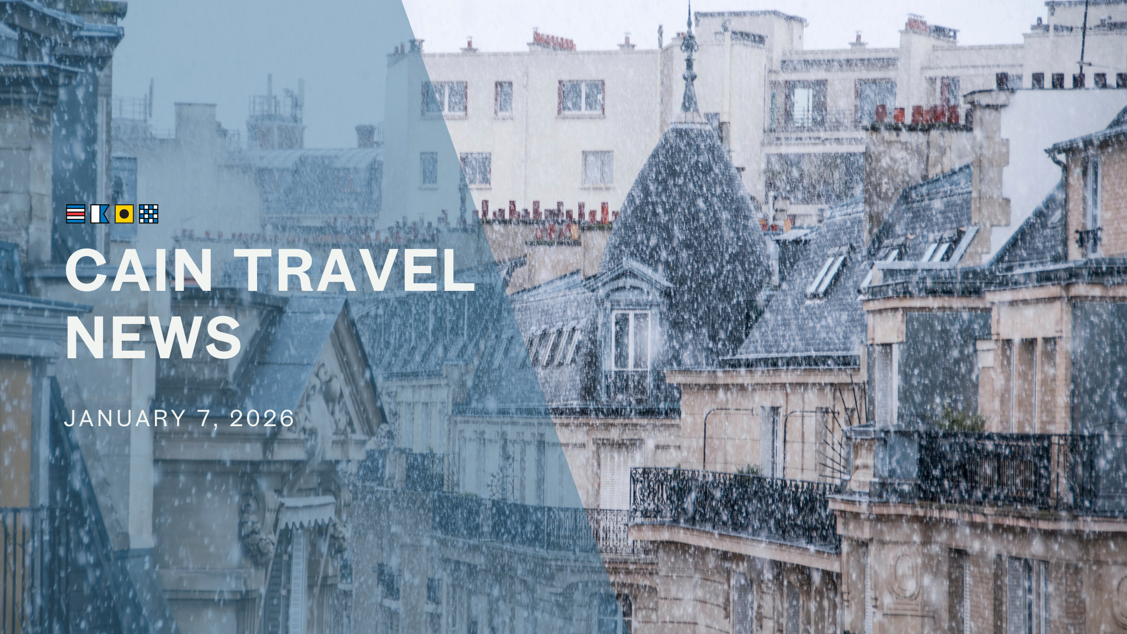 Winter Weather May Impact Western Europe and UK Travel, January 7th-10th